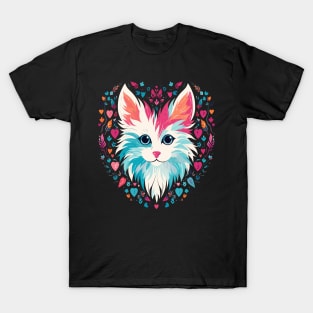 Turkish Angora Valentine Day T-Shirt